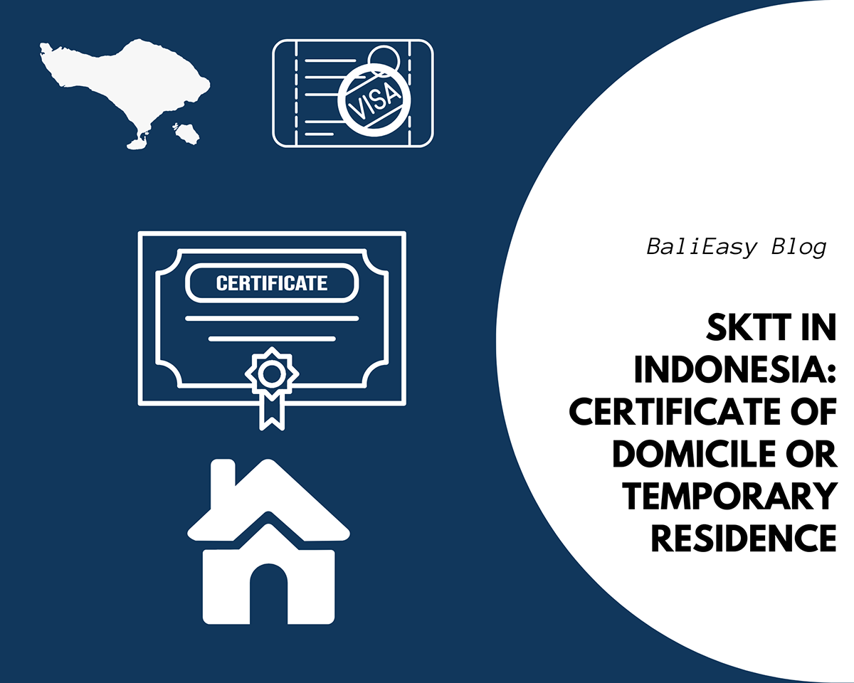 SKTT in Indonesia Certificate of Domicile or Temporary Residence